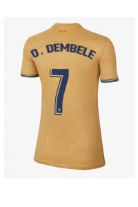 Barcelona Ousmane Dembele #7 Fotballdrakt Borte Klær Dame 2022-23 Korte ermer